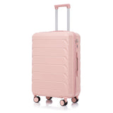 Set of 3 ABS Spinner Wheel Luggage - Pink