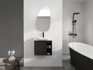 24" Wall-Mounted Bathroom Vanity