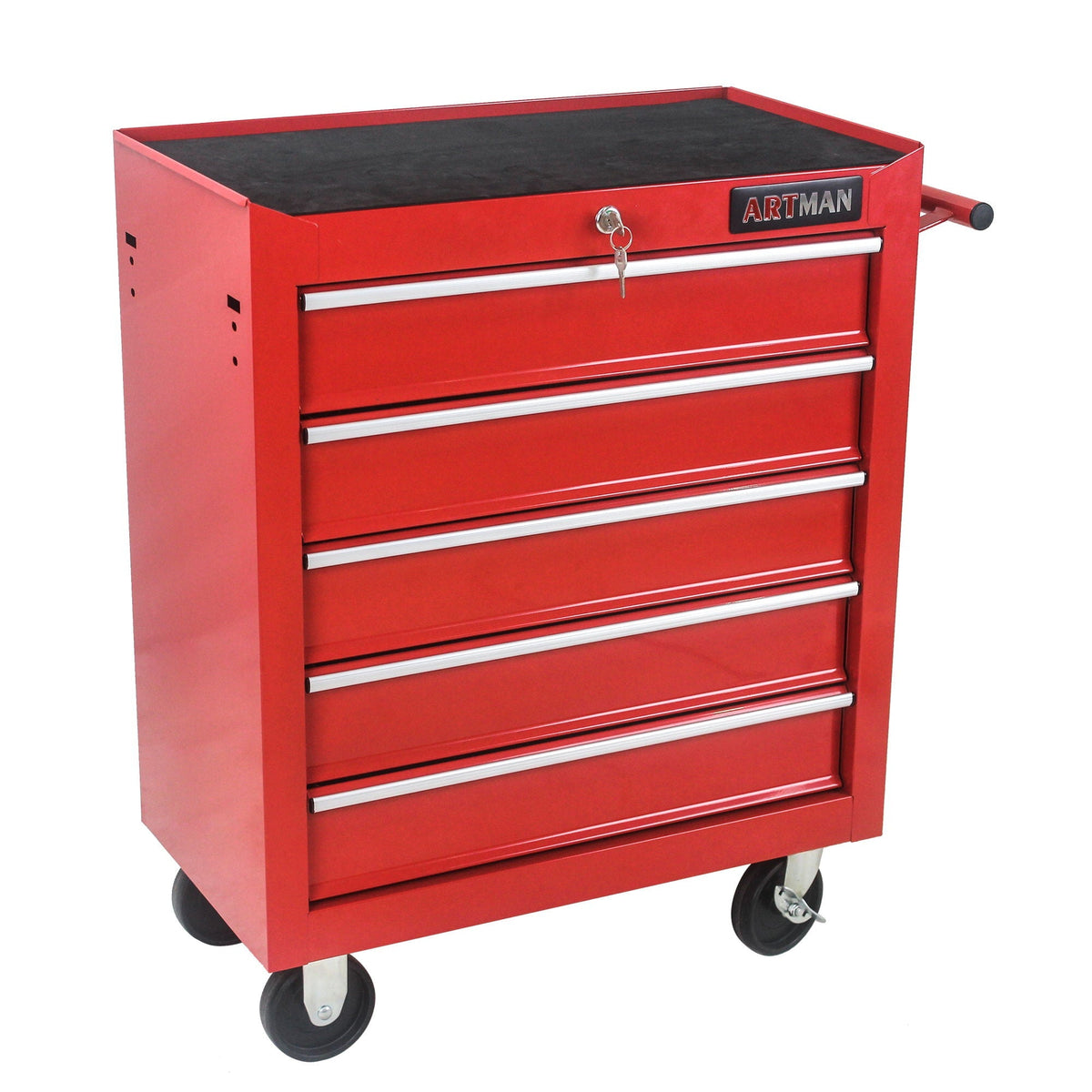 Multifunctional Tool Cart With Wheels And Drawers