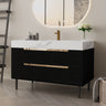 35.4" Modern Bathroom Vanity with Undermount Sink