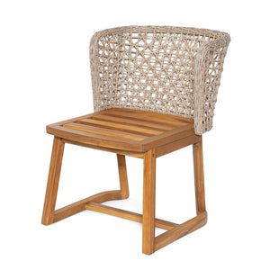 69" Outdoor Solid Wood Dining Set for 6
