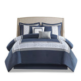 8 piece queen embroidered comforter set - Tuesday Morning - Quilts & Comforters