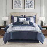 8 piece queen embroidered comforter set - Tuesday Morning - Quilts & Comforters