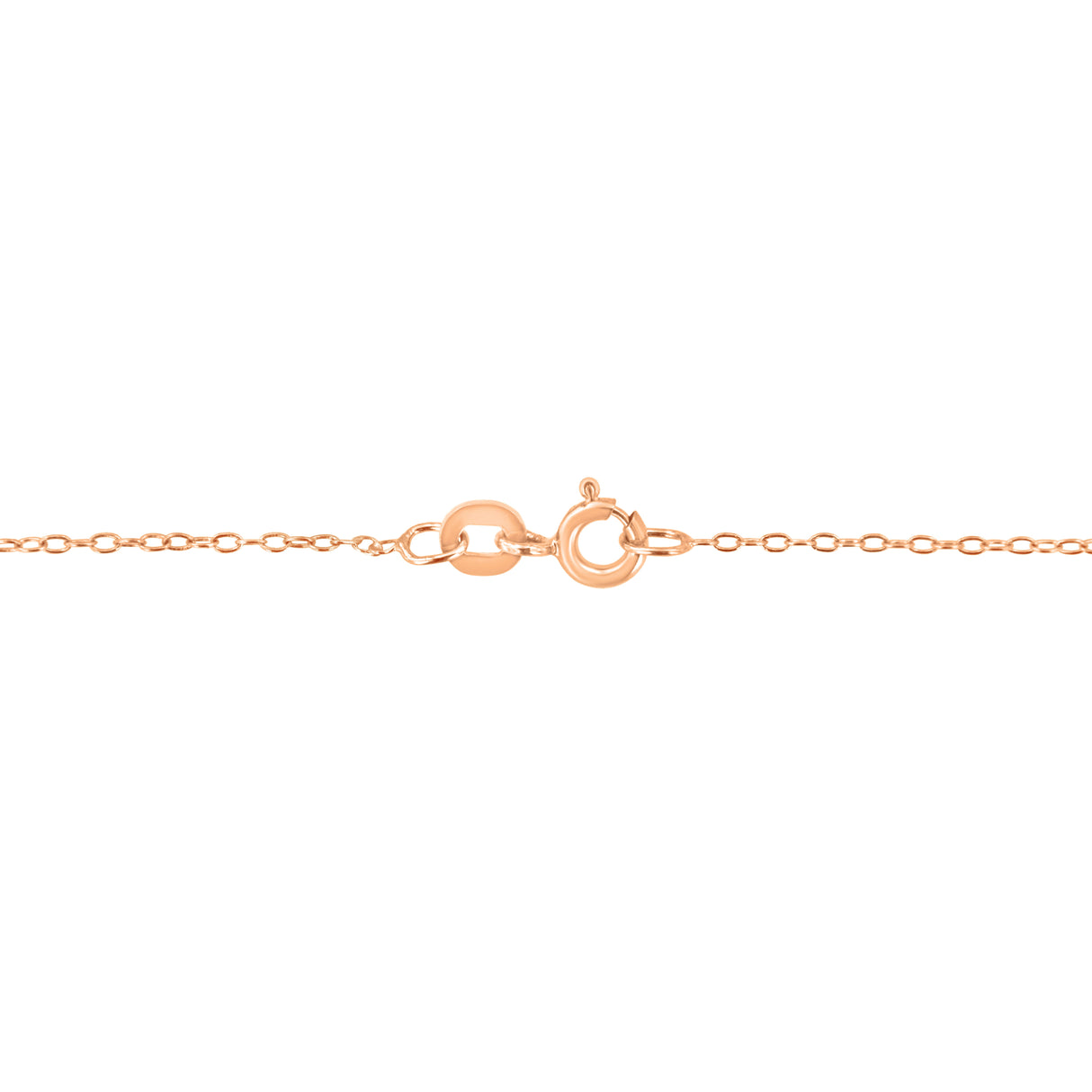 AGS Certified 10K Rose Gold 1/5 Cttw Bezel Set Round Diamond Solitaire 16-18" Adjustable Pendant Necklace (H-I Color, VS1-VS2 Clarity)