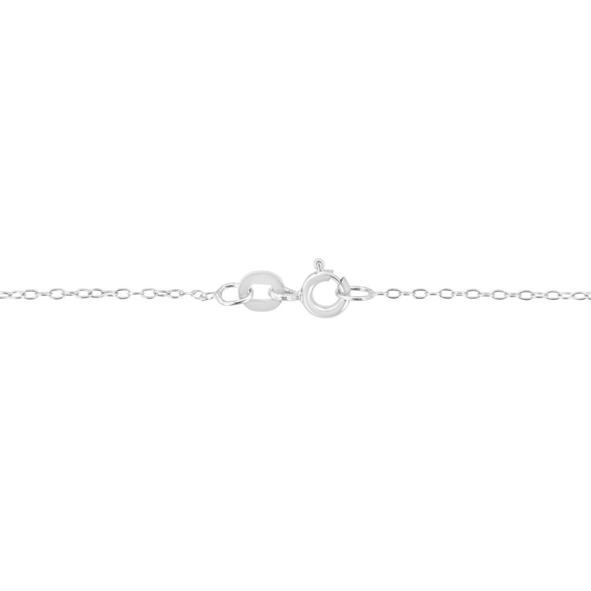 .925 Sterling Silver Round-Cut Diamond Bezel 18" Pendant Necklace (J-K Color, I1-I2 Clarity)