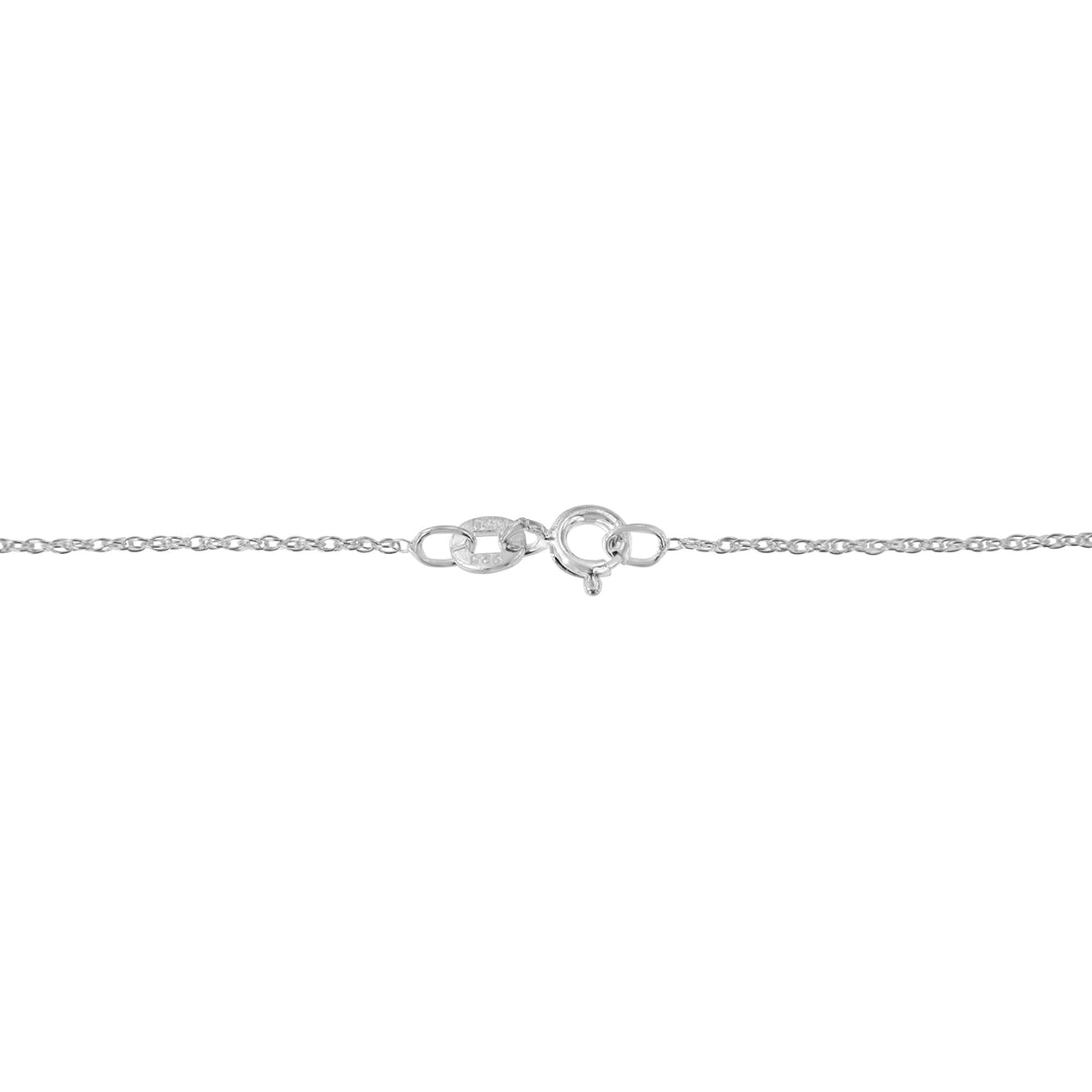 .925 Sterling Silver 1/3 Cttw Diamond Framed Open Cross 18" Pendant Necklace (J-K Color, I2-I3 Clarity)