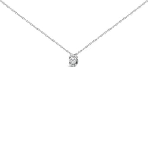 Sterling Silver 1/2 Cttw Lab Grown Diamond Oval Halo Pendant Necklace