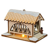 Covered Bridge-Amish Buggy