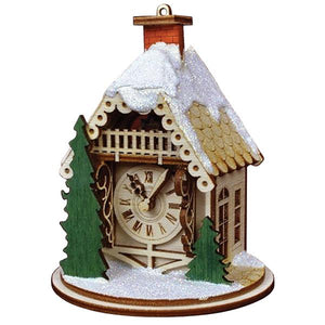 Alpine Time Clock Shoppe Christmas Ornament
