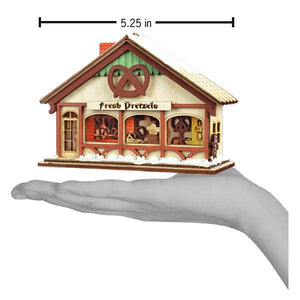 Peppermint Twist Pretzel Christmas Ornament