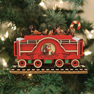 Santa's NP Express Tender Pre-Lit Holiday Train