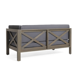 Brava - X Back Corner Bench