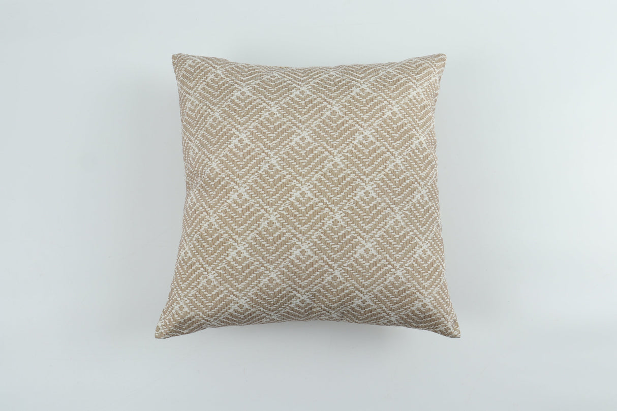 2 Pack Outdoor Throw Pillows, Waterproof & Fade-Resistant Patio Cushions (18x18 Inch)