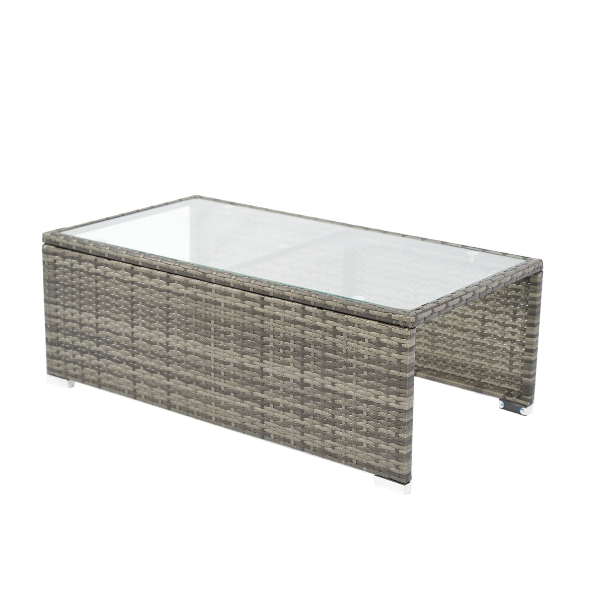 8 Piece Patio Sectional Wicker Rattan Outdoor Sofa Set with Storage Box