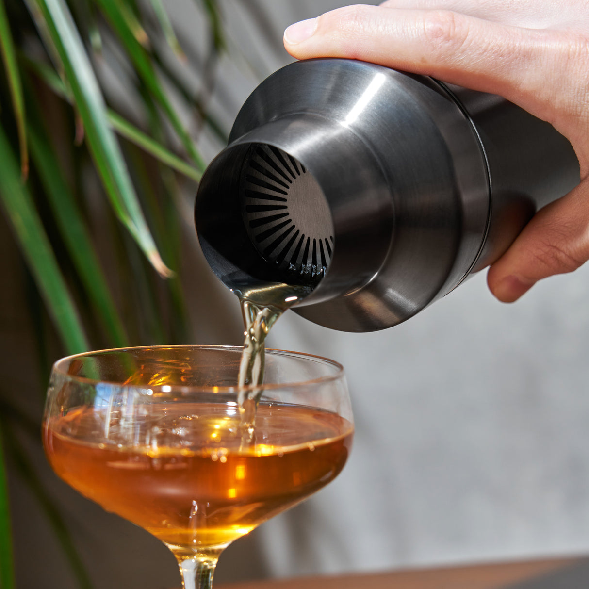 Titanium Cocktail Shaker in Black Viski®