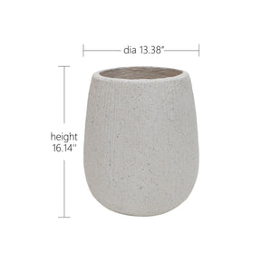 13.38' Dia x 16.14' H Large Round Planter
