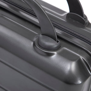14"/20" 2 Pcs/Set ABS Spinner Wheel Luggage, Dark Gray