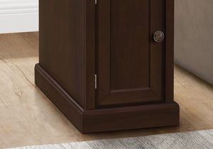 Accent End Table, Storage Drawer, Versatile Design - Espresso