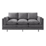 3 Seater Sofa With Dual Layer Seat Cushions