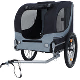 Large Folding Bike Trailer for Dogs – 66LB Capacity All-Terrain Pet Carrier