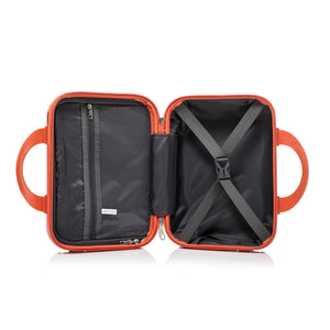 2 Pc PC Spinner Wheel Luggage Set with Lock - Gradient Blue Red