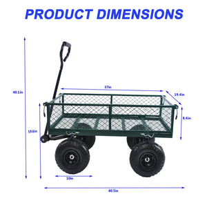 Wagon Cart Garden Cart Trucks in Green