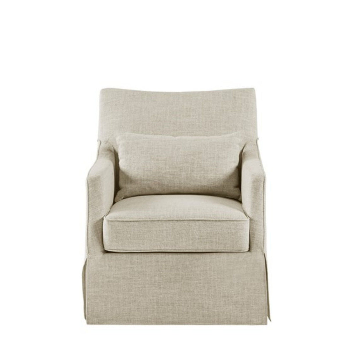 Traditional Design London Skirted Swivel Chair
