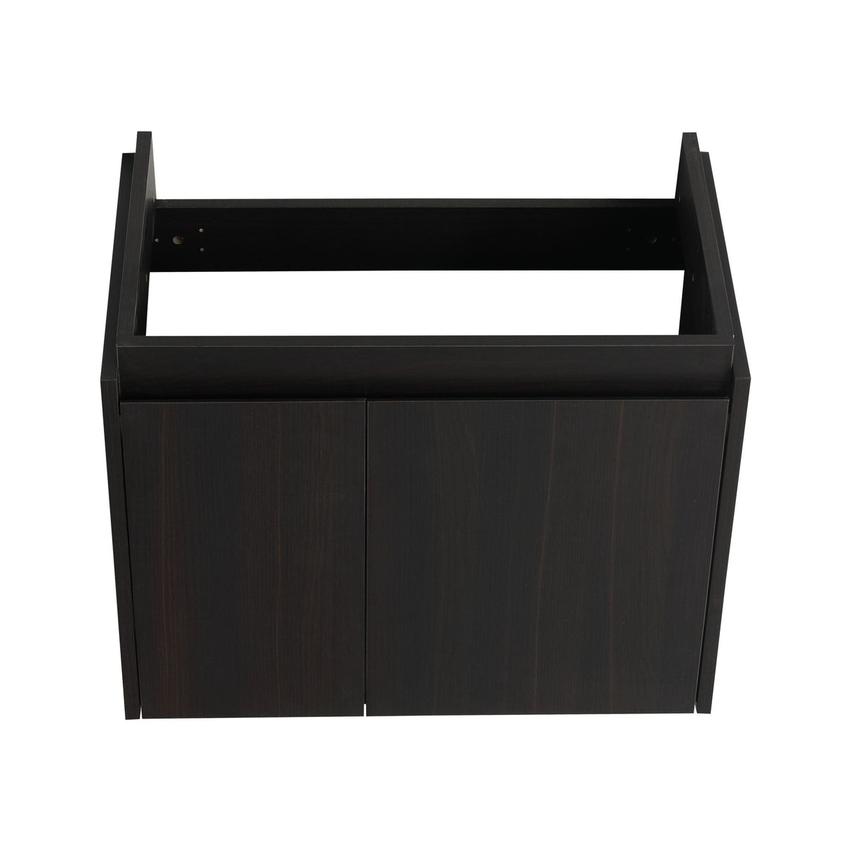 Modern Bathroom Vanity With Ceramic Basin, Wall Mounted Floating Sink Combo, Storage Cabinet