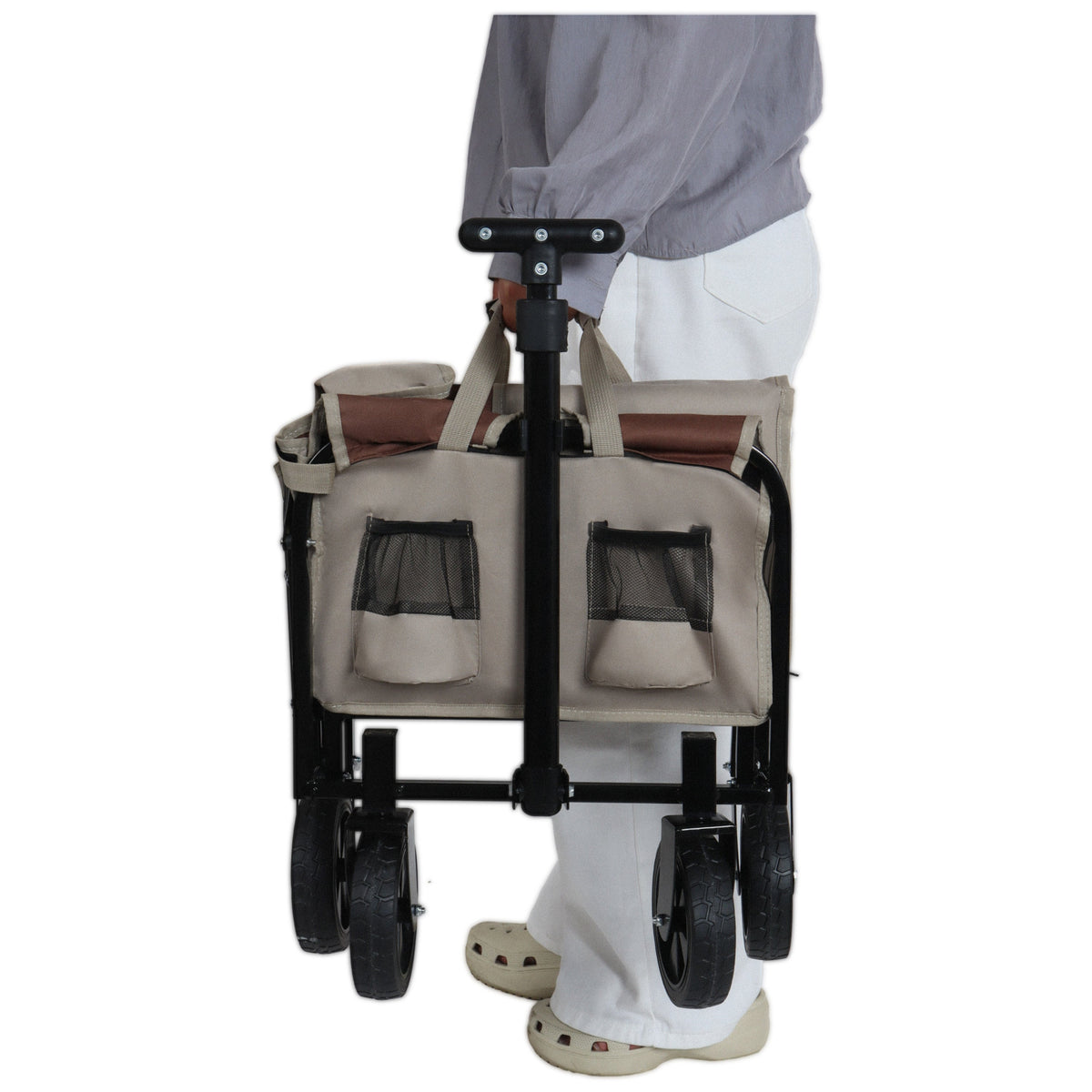 All-in-One Convertible Folding Camping Wagon Cart