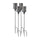 Black-punched-metal-candle-holder-garden-stake-(set-of-4)-Garden-Decor