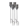 Black-punched-metal-candle-holder-garden-stake-(set-of-4)-Garden-Decor