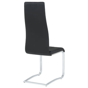 High Back Side Chairs Dining Chairs With Padded Upholstery (Set of 4)