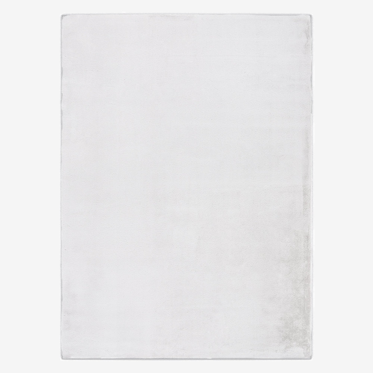 White Plush Area Rug