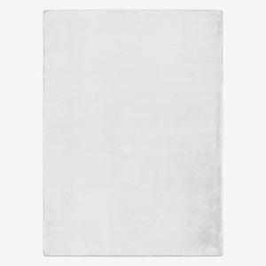 White Plush Area Rug