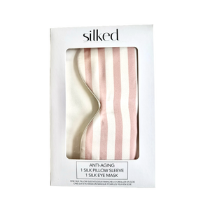 Silk Pillow Sleeve & Silk Eye Mask Bundle P&I