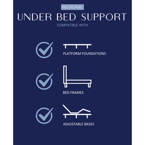 Comfort Care - 12" Hybrid Euro Top Mattress, Plush Comfort With Individual Pocketed Coil - Gray / Blue - Twin