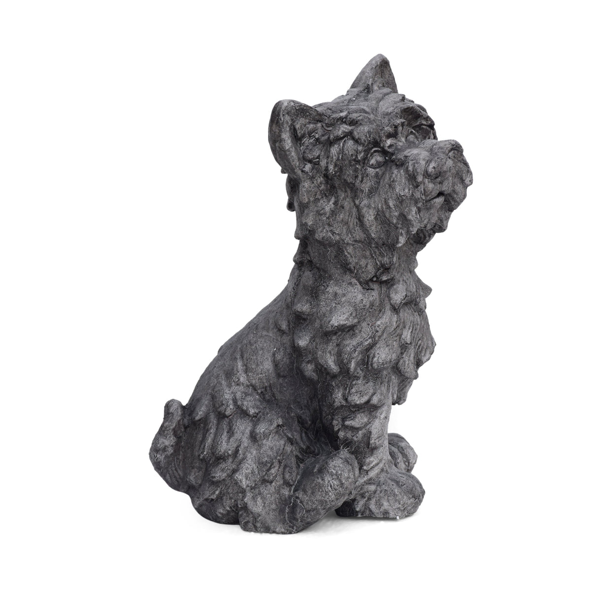 Cricket Dog Cast Stone Garden Statue