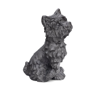 Cricket Dog Cast Stone Garden Statue