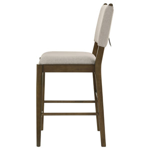 Crispin - Upholstered Counter Side Chair (Set of 2) - Brown