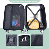 2 Piece Luggage Sets Lightweight Suitcase, Spinner Wheels