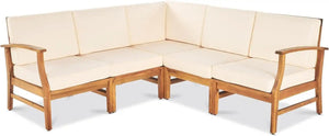Perla - 5 Pieces Sofa Set