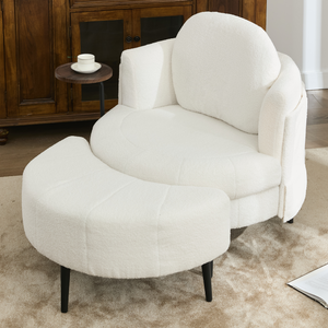 42.5' Single Sofa Chair in White