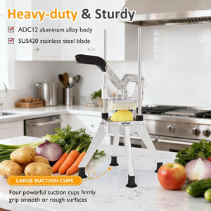 Commercial French Fry Cutter with Replaceable Blades