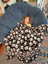 Happy Halloween Microplush Throw Blanket (50 X 60 Inch) - Pumpkins