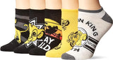 20-Pairs Licensed Assorted Kids' No-Show Socks