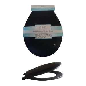 Hard Plastic Toilet Seat With Beveled Edges