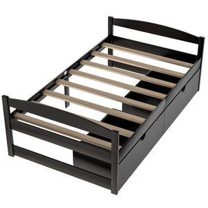 Platform Bed With 2 Drawers