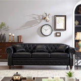 85.8'-Living-Room-Chesterfield-Sofa-Classic-Tufted-Design-Faux-Leather-PU-Upholstered-Sofa-with-Storage-(Black)-Sofas-&-Sectionals