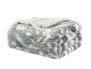 Faith, Hope, Love Home Decor King Size Alaska Faux Fur Sherpa Blanket