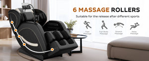 Massage Chair Recliner with Zero Gravity and Full Body Air Pressure